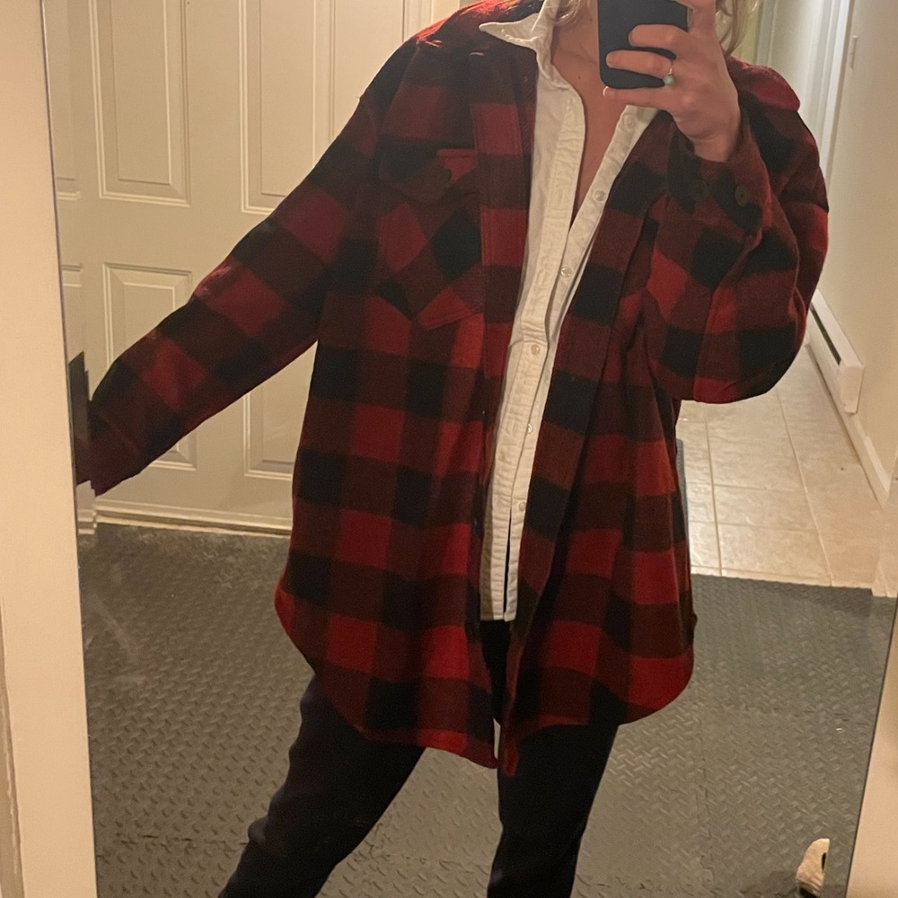 Oversized flannel jacket/shirt